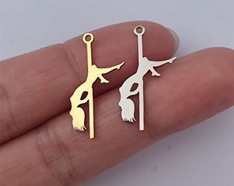 Pole Dancing Charm Stainless Steel For Dancer