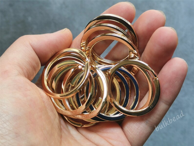 10PCS High Quality Split Ring Split Keyring - Etsy