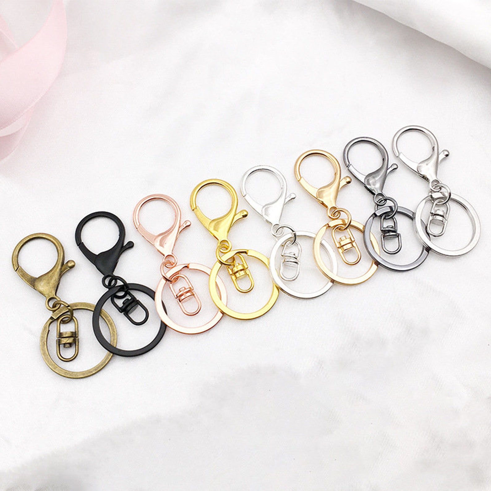 Swivel Lobster Clasp Key Ring for Keychain - Etsy