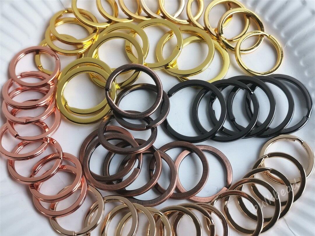10PCS High Quality Split Ring Split Keyring - Etsy