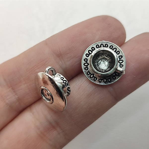 Tea Cup Charm Etsy