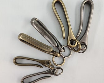 Japanese Fish Hook Key Chain Key Ring Holderc Solid Zinc Alloy