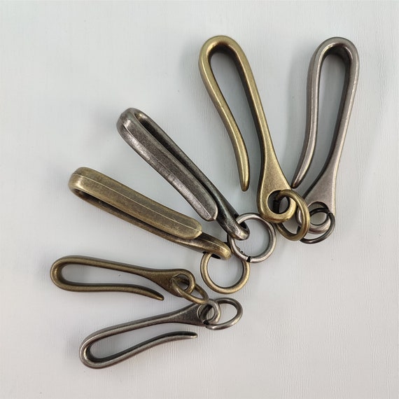 Japanese Fish Hook Key Chain Key Ring Holderc Solid Zinc Alloy 