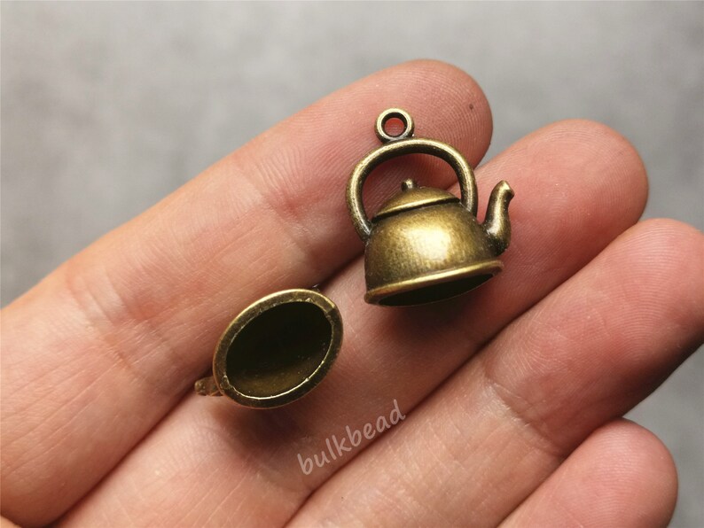 Teapot Charm Bulk Antique Silver Teapot Pendant Tibetan Etsy