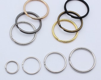 20PCS Round Split Key Ring Split Keychain Ring Wholesale