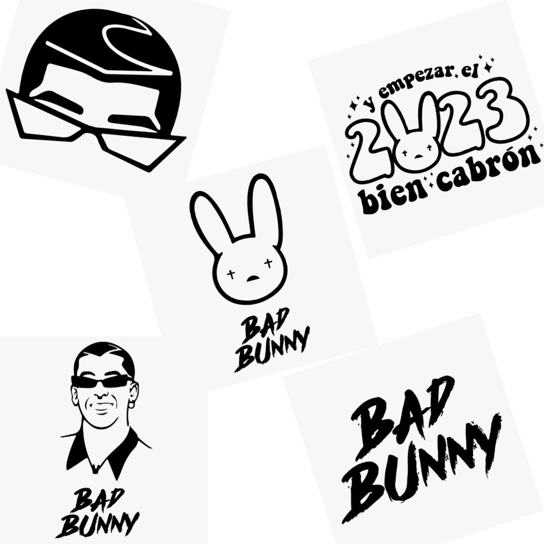 Bad Bunny SVG, Bad Bunny Logo Svg, Instant Download Vector Files, Bad