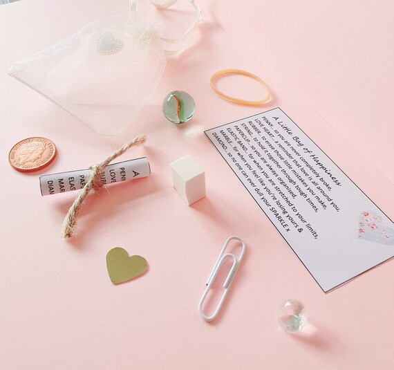 A Little BAG OF HAPPINESS Friendship Keepsake Mothers Day Etsy UK