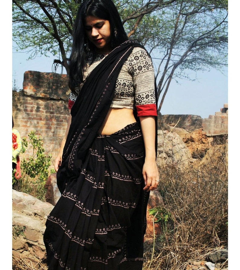 Sari For Women Handmade Design Cotton Sari Printed Saree With Free Shipping Sari For Women Handmade Design Cotton Sari Printed Saree With Free Shipping