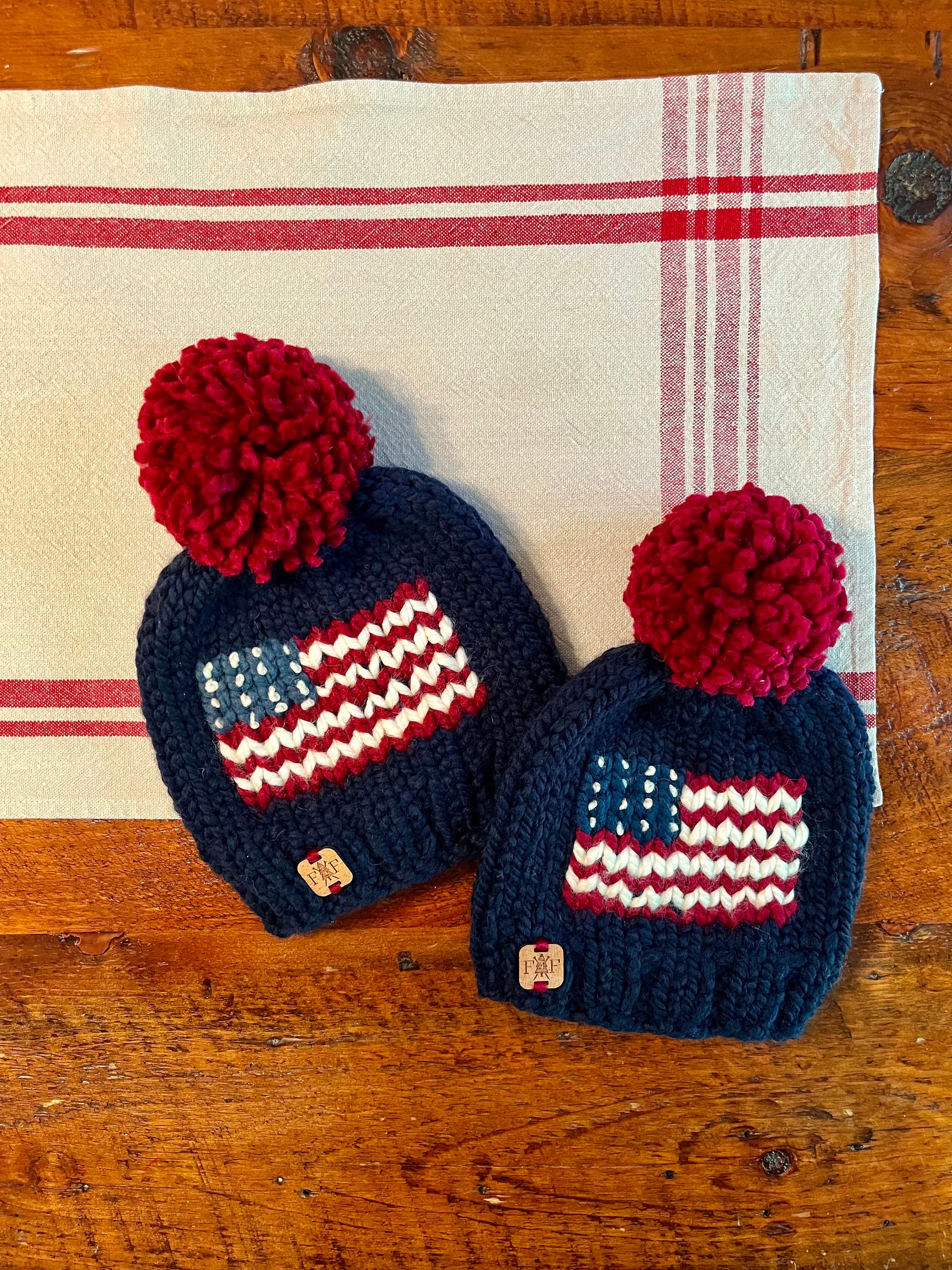 American Flag Embroidered Skull Beanie - USA Military Tactical Cap For Men & Women
