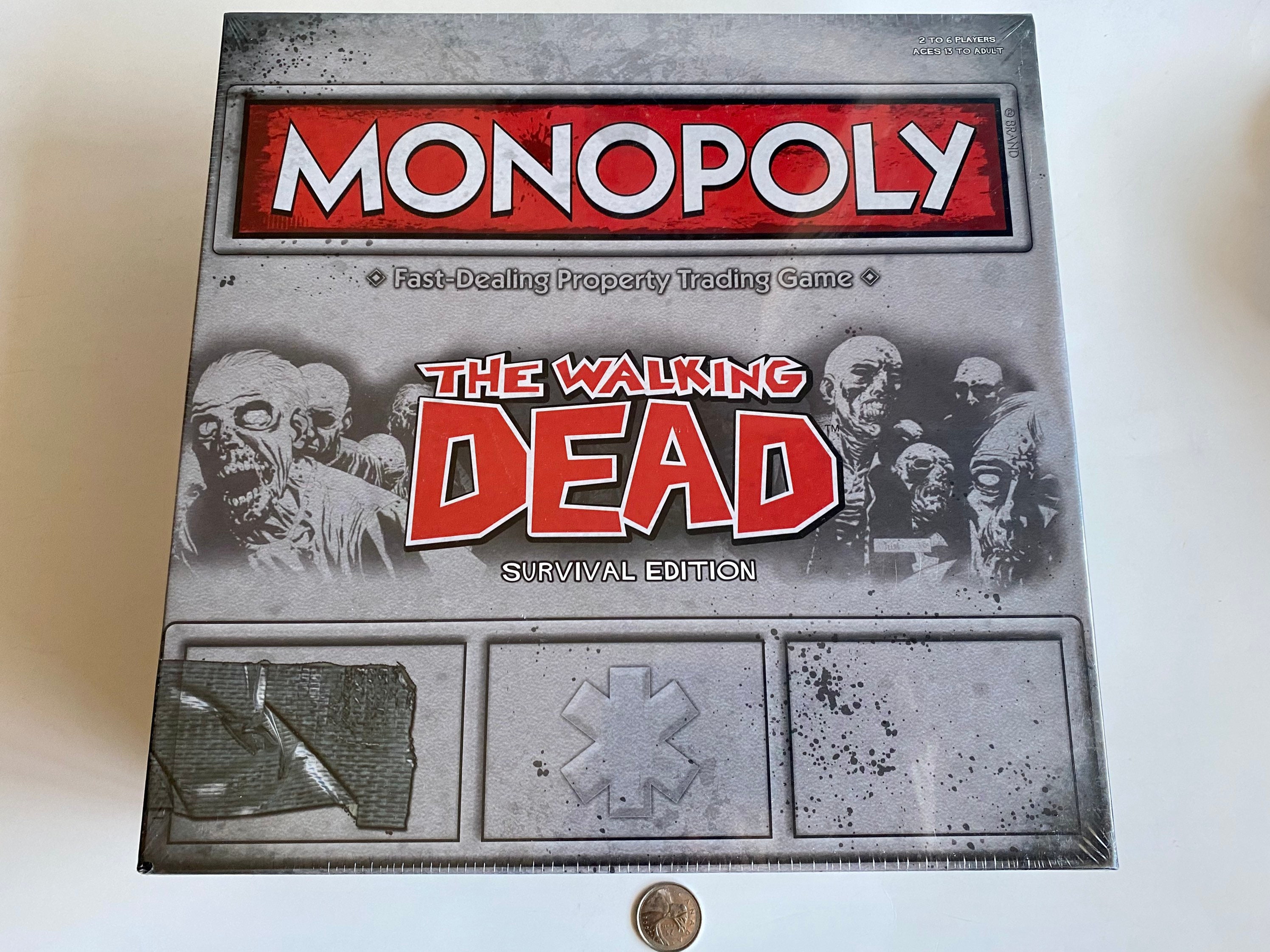 Brand New Monopoly the Walking Dead Board Game Zombie TV Show Etsy
