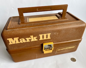 Vintage Large Tackle Box, Vintage Old Pal Mark III Woodstream