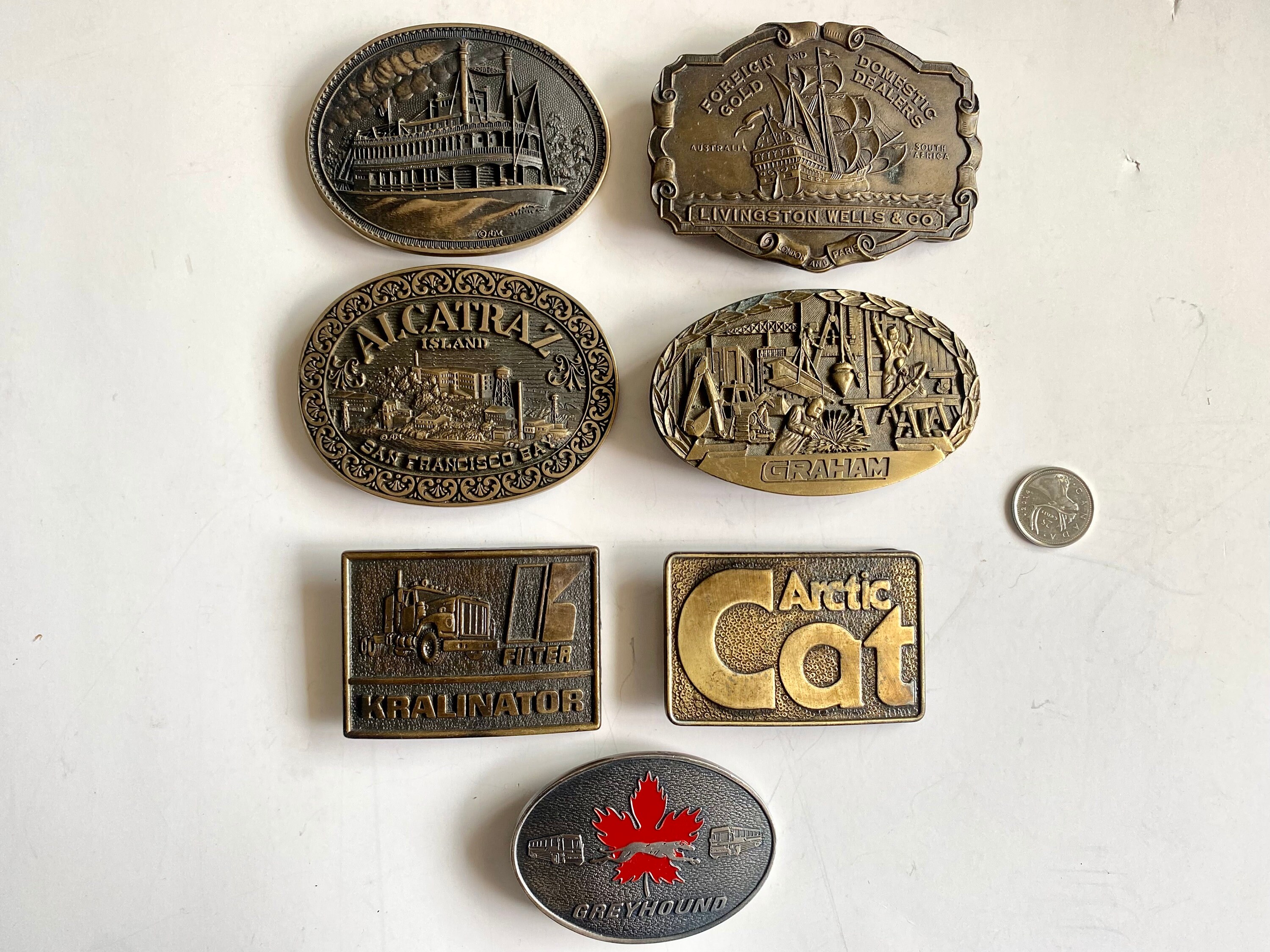 Award Design Medals In Vintage Belt Buckles for sale - eBay