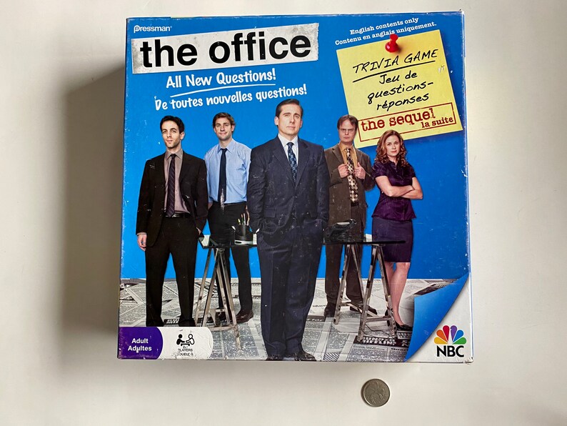 The Office the Sequel Trivia Board Game the Office Show Etsy