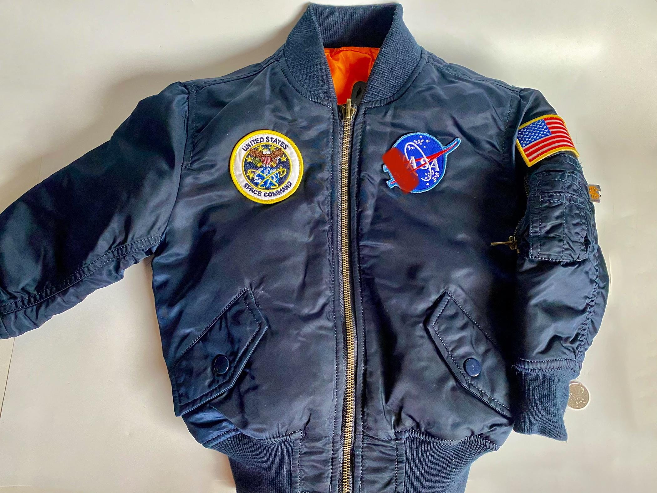 ALPHA INDUSTRIES MA-1 NASA FLIGHT JACKET NYLON MJM21093C1 | eBay