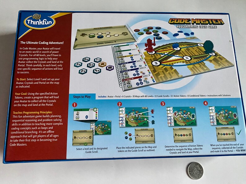 Code Master Programming Logic Game for Kids and Adults, Programming ...