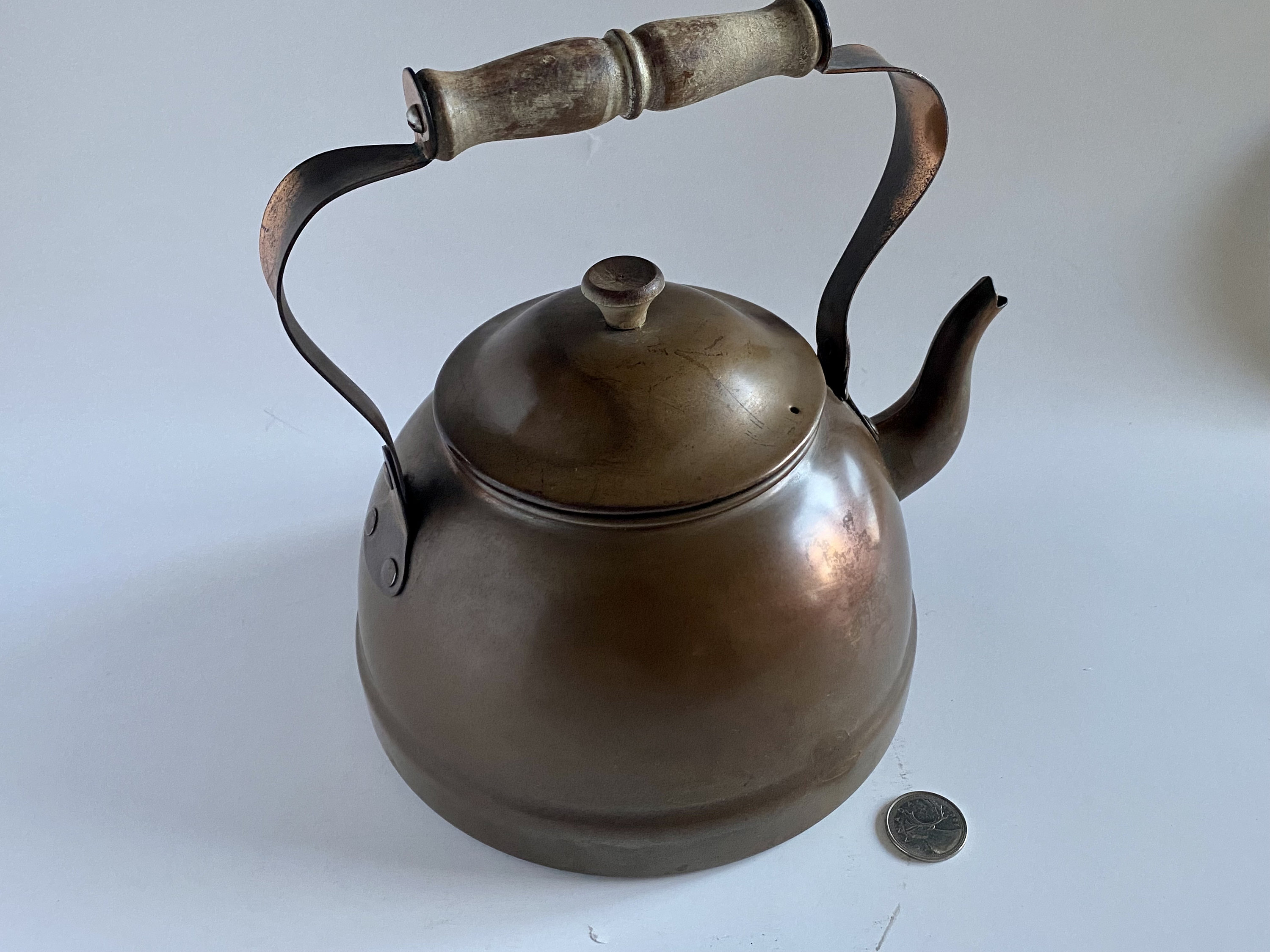 Antique copper tea pots sales
