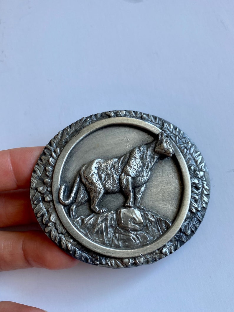 Vintage Collectible Belt Buckle, Wild Animals Belt Buckles, Hunting