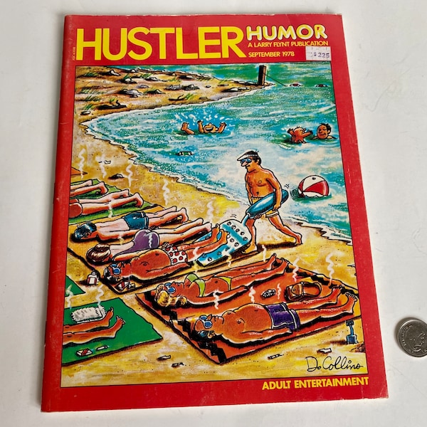 Vintage Hustler Humor Magazines, September 1978 Hustler Humor Adult Comic, Larry Flynt Publication, Adult Entertainment, 1970s Prints