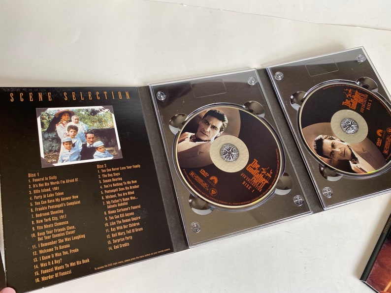 The Godfather DVD Collection, Vintage DVD Movies, Hollywood Classics