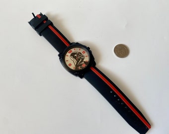 Collectible Watch, Darth V Watch, Star W Theme Watch, Iconic Space Adventure Movie Collectible Watch, Space Fiction Memorabilia Watch