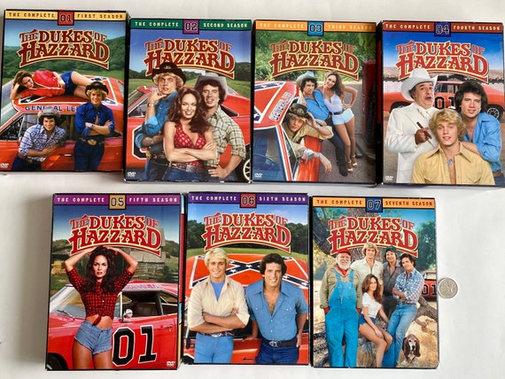 The Dukes of Hazzard Complete Series, the Dukes of Hazzard DVD Package  Season 1-7, 1980s Action Comedy TV Series DVD Set 