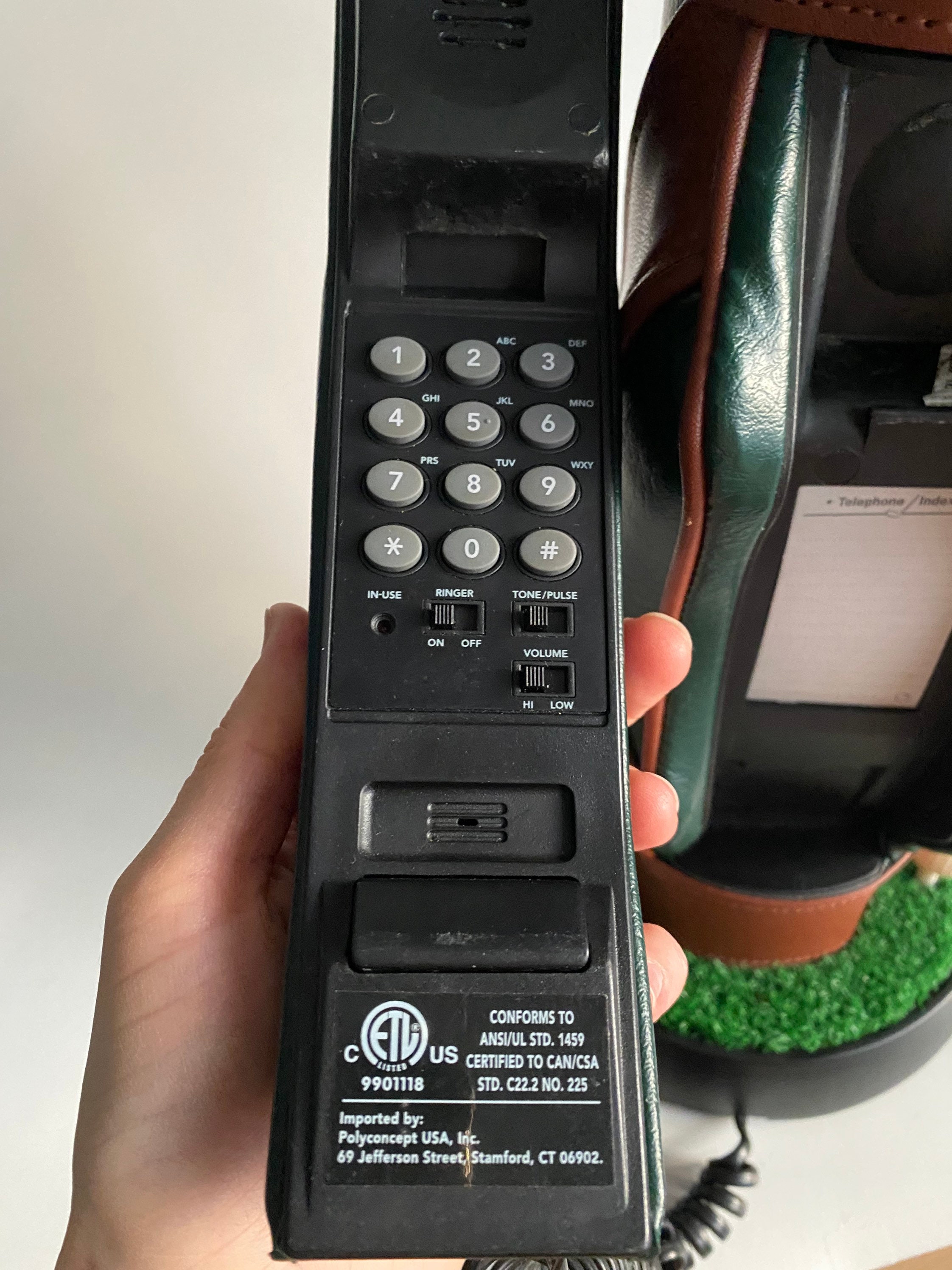 Vintage A Hole in One Golf Bag Phone Golf Themed Landline Etsy