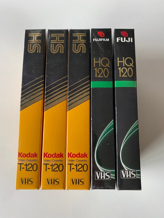 空白の VHS カセット、VHS カセット、コダック ビデオ テープ カセット 