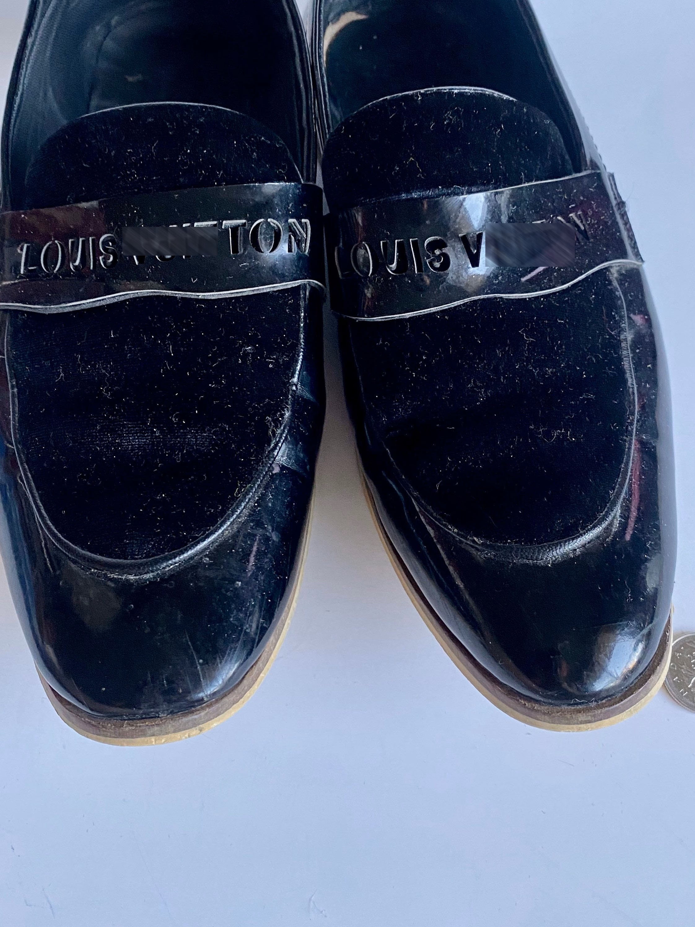 Vintage Authentic Mens Shoes Black Mens Dress Shoes Size EU40 