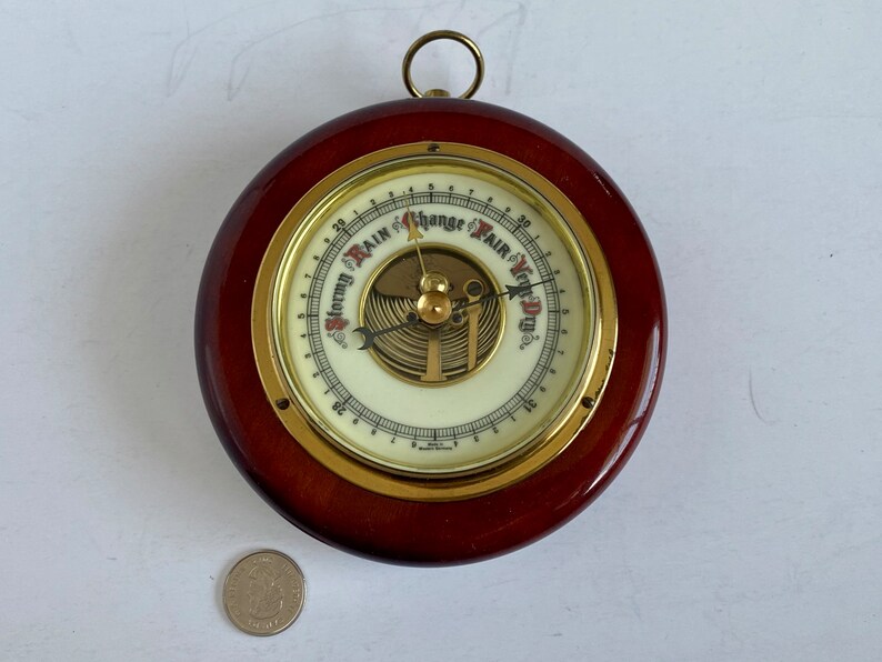 Marine Cased Barometer 1950s Barometer West Germany Etsy