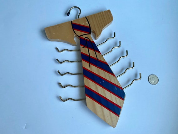 Vintage Tie Rack, Cute Playful Tie Hanger, Pop Ar… - image 1
