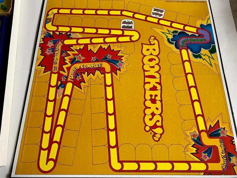 Vintage the Game is Bonkers Board Game COMPLETE, 1970s Board Game