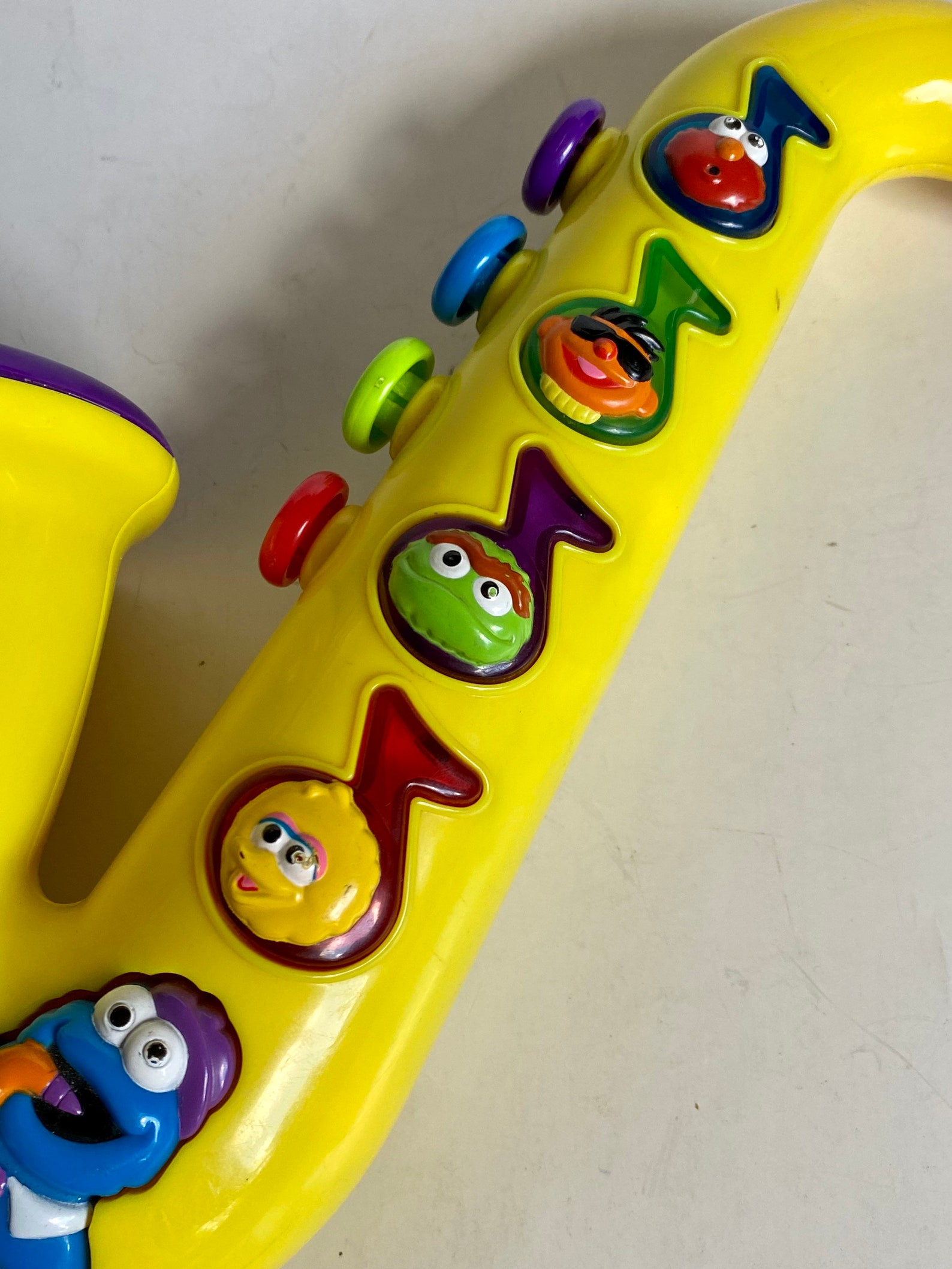 Vintage Sesame Street Saxophone Toy Mattel CTW Sesame Street Etsy