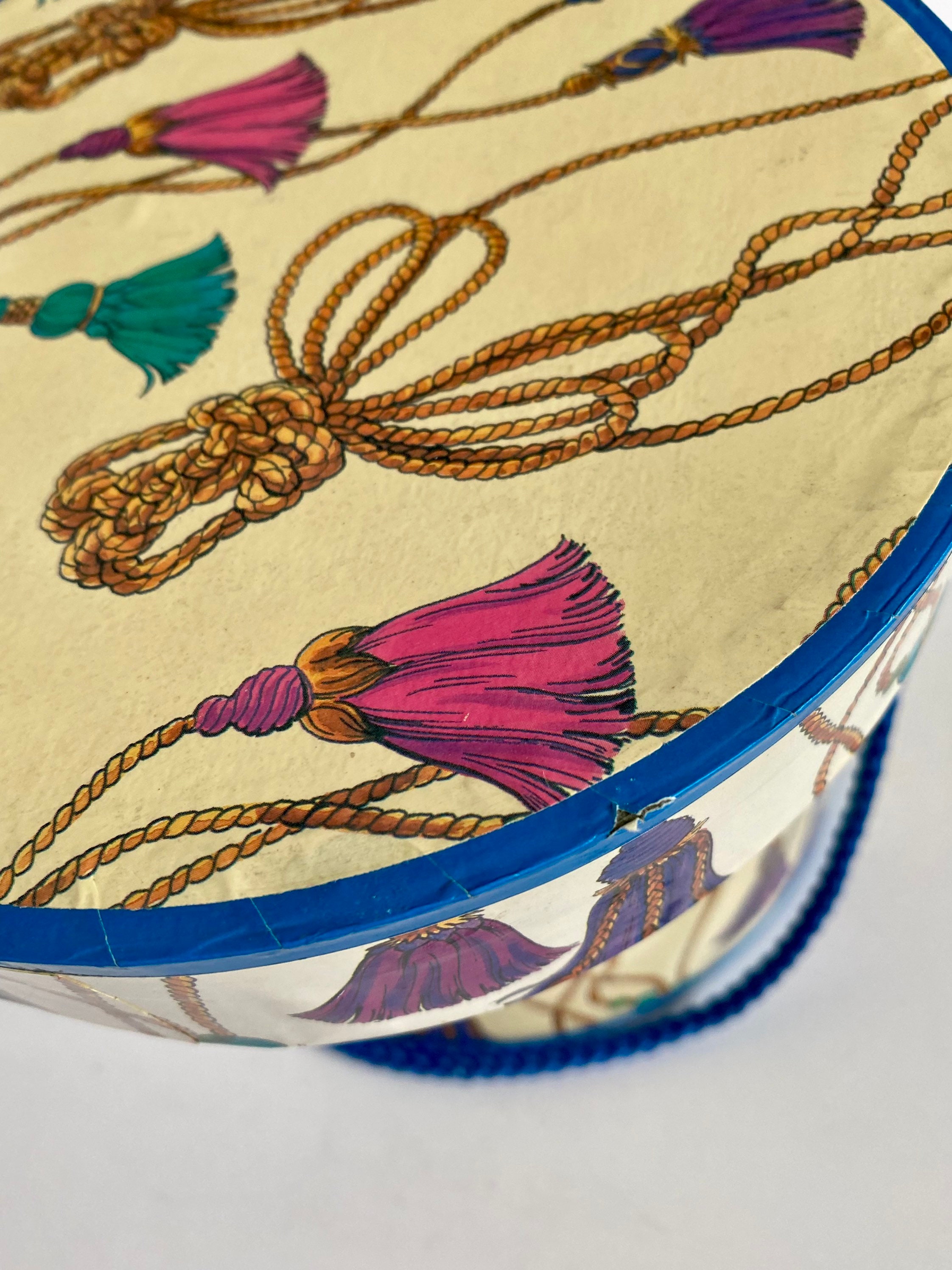 Paper Hat Box Set Vintage Hat Storage Box Round Paper Hat Etsy