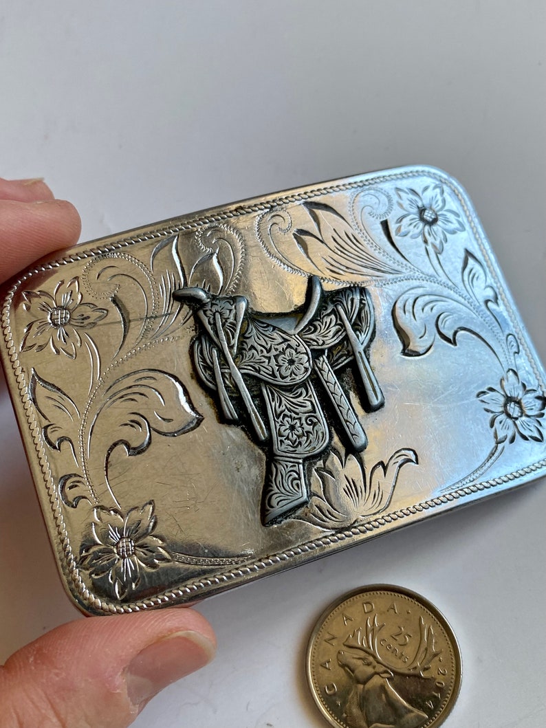Vintage Western Cowboy Belt Buckles, Womens Cowgirl Collectible Belt