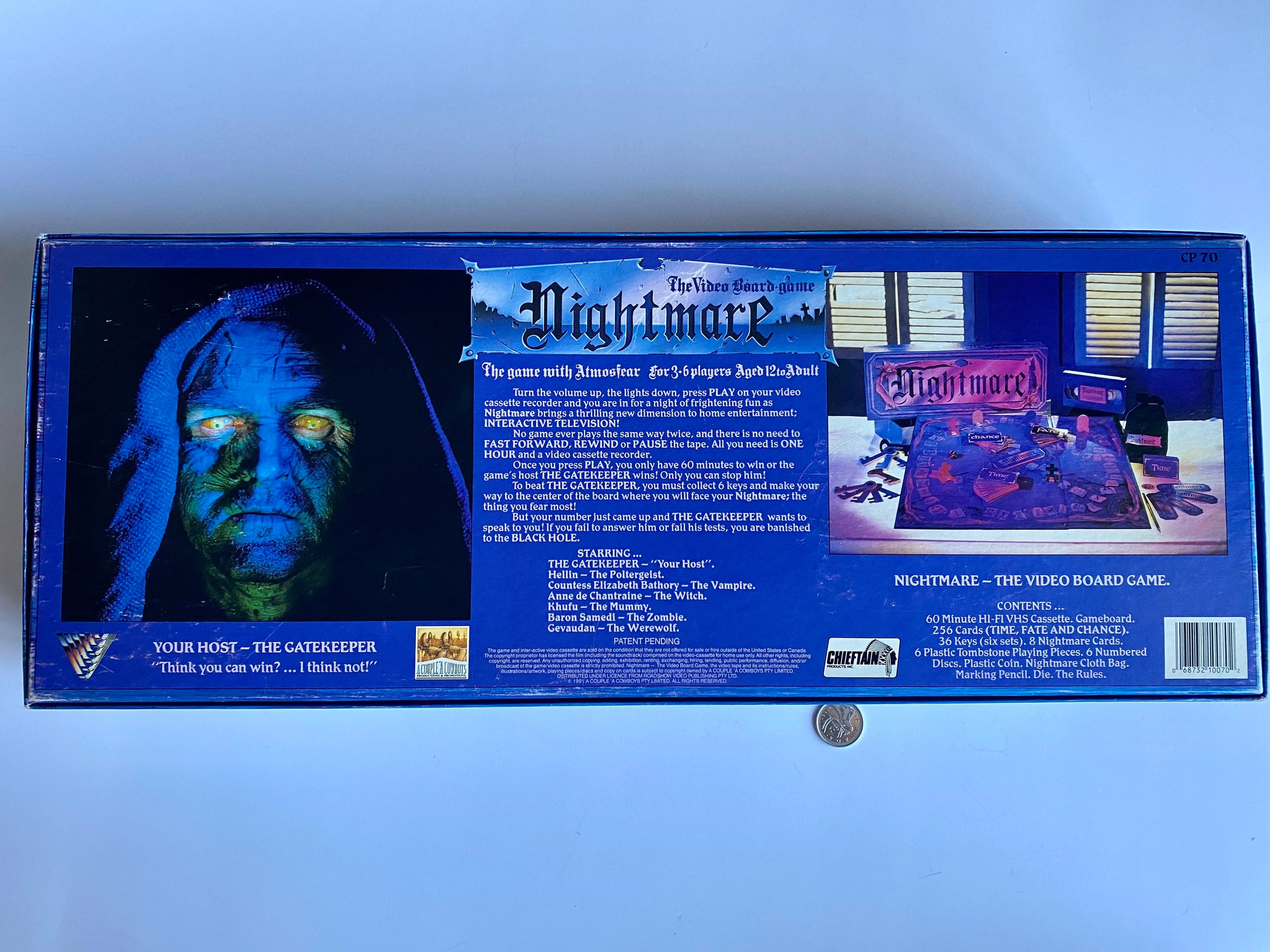 Vintage Nightmare Video Board Game Rare 90s Board Game VHS Etsy