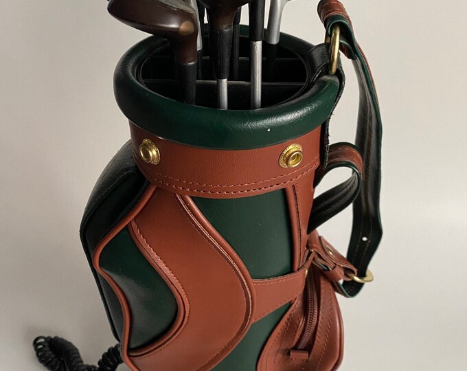 Vintage A Hole in One Golf Bag Phone, Golf Themed Landline Phone