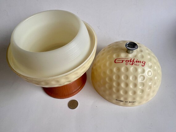 Golf Ball Ceramic Ice Bucket