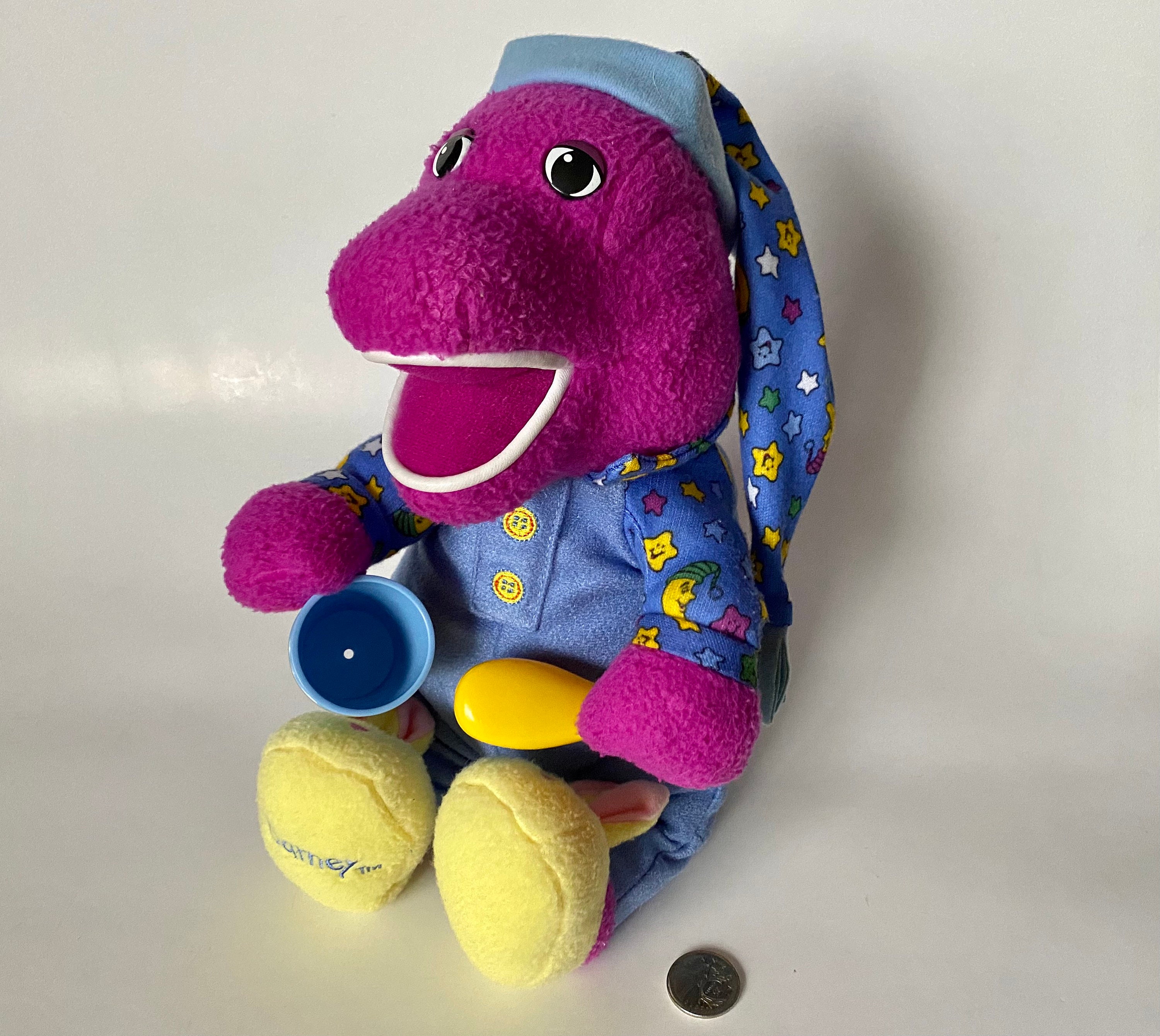 Vintage Stuffed Toy Barney Plush Toy Fisher Price Musical - Etsy