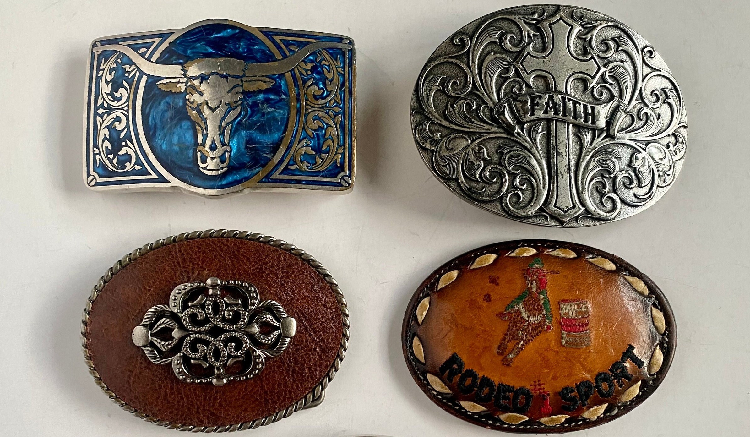 Religious belt buckles sale