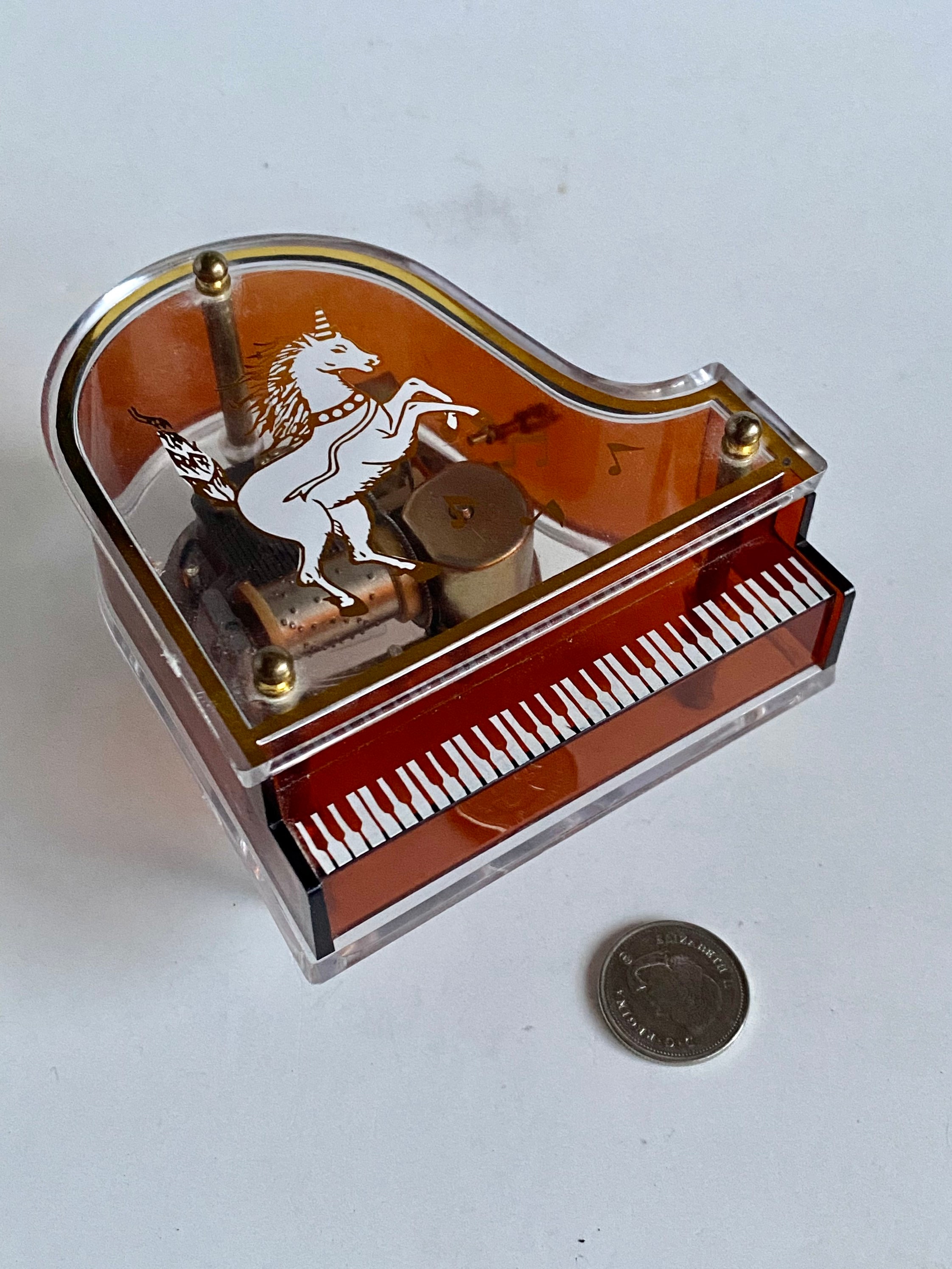 Vintage Tokiwa Grand Piano Box Vintage Grand Piano Music Box Etsy