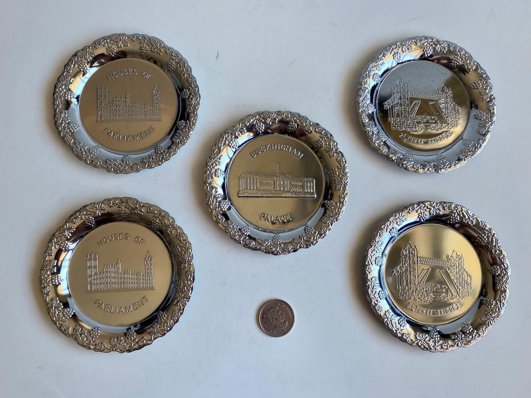 6 Sottobicchieri In Metallo Stile Europeo Vintage Con Supporto - Per Caffè E Bevande, Decorazione Casa - Foto 6