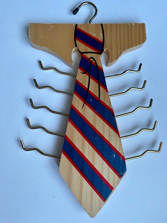 Vintage Tie Rack, Cute Playful Tie Hanger, Pop Ar… - image 2