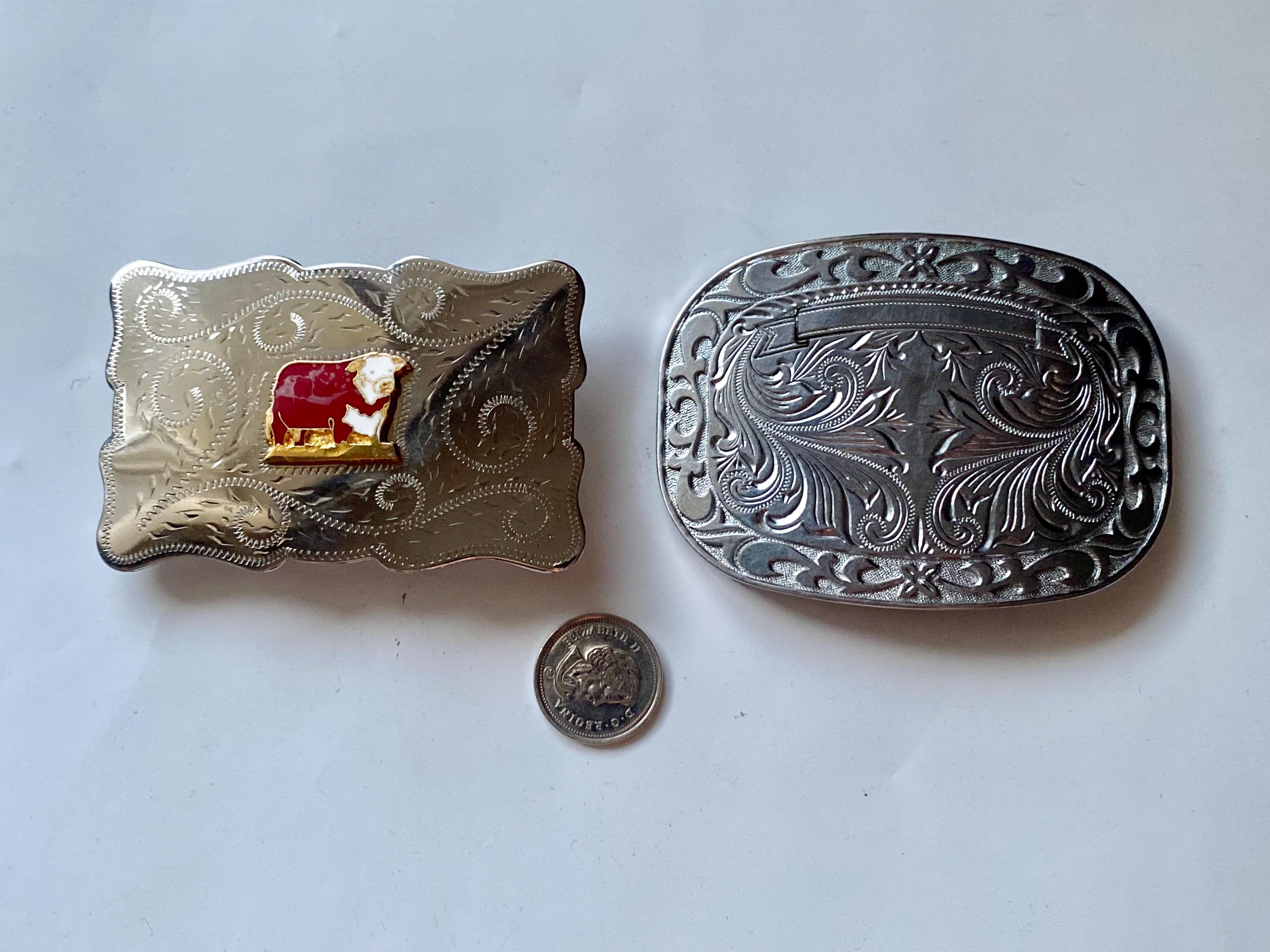 昭和レトロ ベルトバックル ビンテージ 手芸パーツ 金具