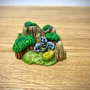Stenen trollen miniatuur voor bordspellen ongeverfd of geverfd