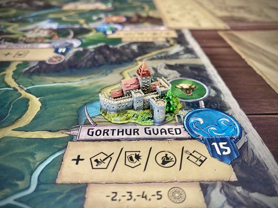 City miniature (#9) compatible with The Witcher Wild Hunt board game or others