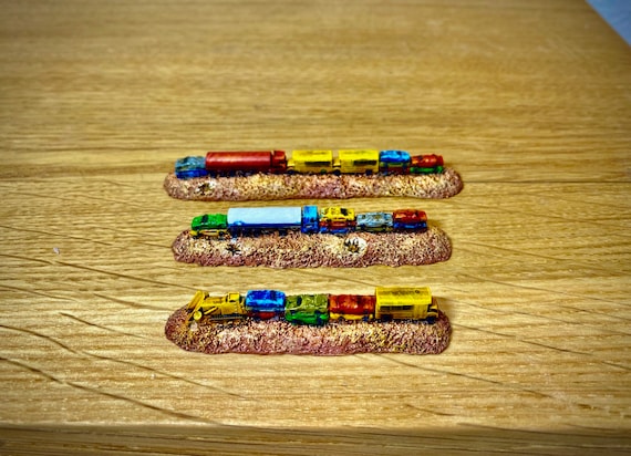 Set of 3 car barricade markers for board games