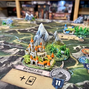 City miniature (#12) compatible with The Witcher Wild Hunt board game or others