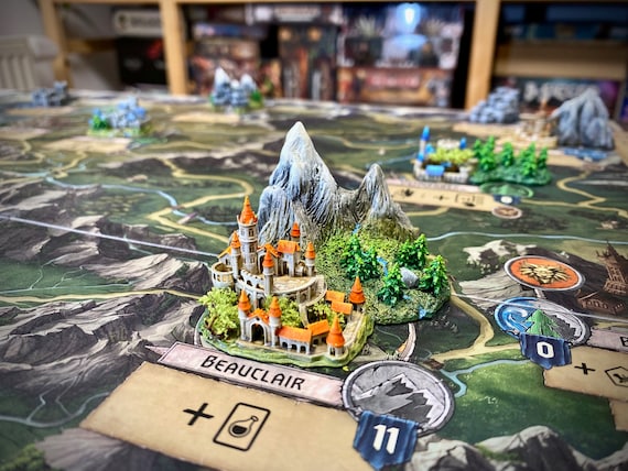 City miniature (#12) compatible with The Witcher Wild Hunt board game or others