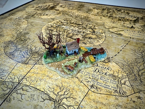 Docks #1 miniature for board games like A Touch of Evil or others (unpainted)