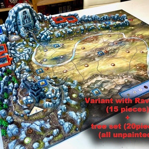 Limited**Terrain set compatible with Battle of the five Armies board game (Unpainted!)